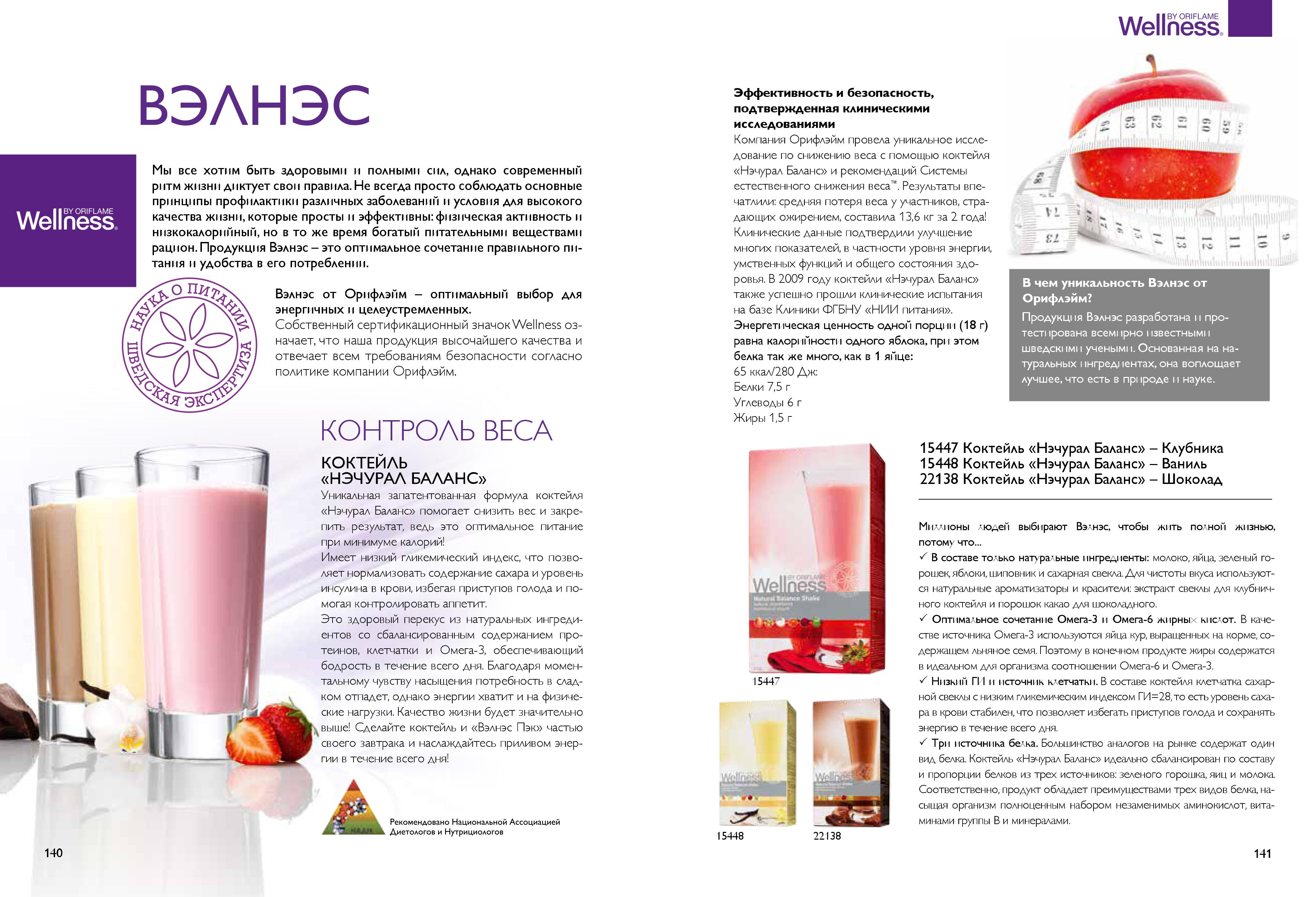 Wellness by Oriflame - Руководство по Wellness